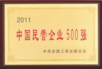 杭州叉車榮譽-中國民營企業500強
